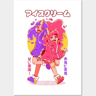 ICE CREAM ONI Posters and Art